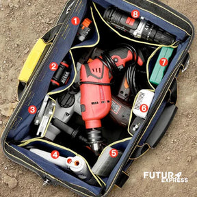 Bolsa Multifuncional para Ferramentas 10 em 1 Futura -Impermeável, inquebrável, indispensável! - Futura Express